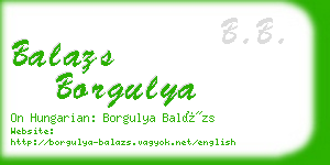 balazs borgulya business card